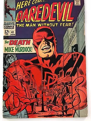 Buy Daredevil #41 - 12c - 1968 - Marvel Silver Age Comic - VG/FN(5.0) • 8.50£