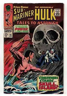 Buy Marvel Comics Tales To Astonish 96 Sub Mariner Hulk Avengers 4.0 • 15.99£