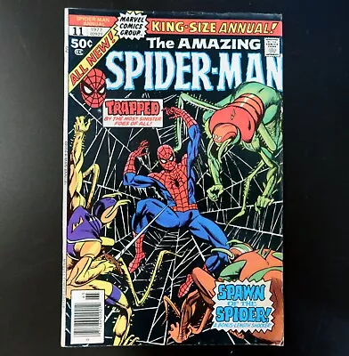 Buy The Amazing Spider-Man King Size Annual #11 1977 Newsstan • 8£