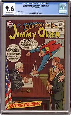 Buy Superman's Pal Jimmy Olsen #128 CGC 9.6 1970 0962642015 • 138.36£