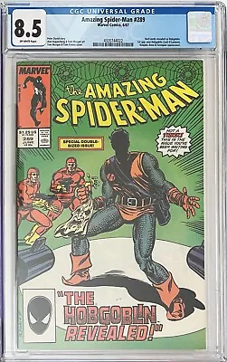 Buy Amazing Spider-Man #289 CGC 8.5. Ned Leeds Revealed As The Hobgoblin! • 55£