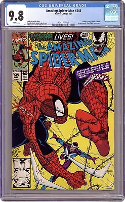 Buy Amazing Spider-Man #345D CGC 9.8 1991 4341767020 • 78.01£