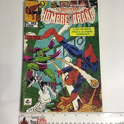Buy 1991 Spanish Comics El Asombroso Hombre Arana #503 Duende Verde Novedades Mexico • 3.91£