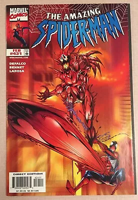 Buy The Amazing Spider-Man #431 First Print 1998 Ist Cvr/2nd App Carnage Cosmic HG • 32.38£