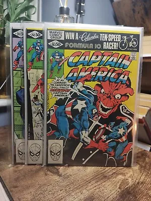 Buy Captain America #261, #262, #263 - 1981 • 11.99£