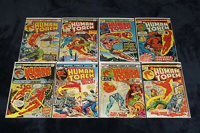 Buy The Human Torch 1 2 3 4 5 6 7 8 Complete 1974 Submariner Fantastic Four Kirby 52 • 79.44£