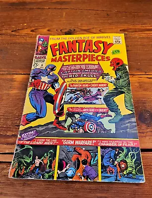 Buy Fantasy Masterpieces #6 Silver Age Marvel Comics December 1966 Captain America • 8£