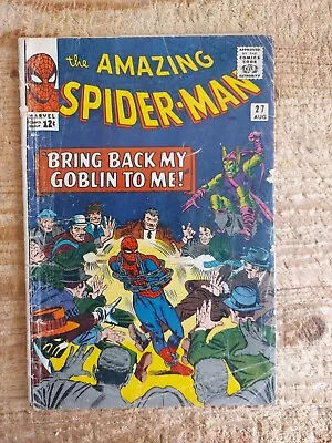 Buy The Amazing Spiderman No.27 August 1965 Silver Age Marvel Comics Key Issue FAIR • 39.99£