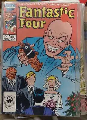 Buy Fantastic Four  # 300  1987 MARVEL   Johnnys Storm  Wedding Alicia Masters • 6.34£