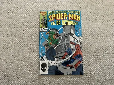 Buy Peter Parker The Spectacular Spider-man #124 - Marvel Comics - 1986 • 3.25£
