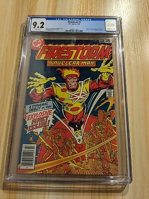 Buy FIRESTORM The Nuclear Man #1 CGC 9.2 Origin Of & First Appearance DC Comics 1978 • 79.63£