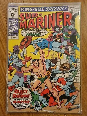 Buy Sub-Mariner King Size Special Annual Issue #1 (1971) , Cents Marvel Bronze Age • 8£