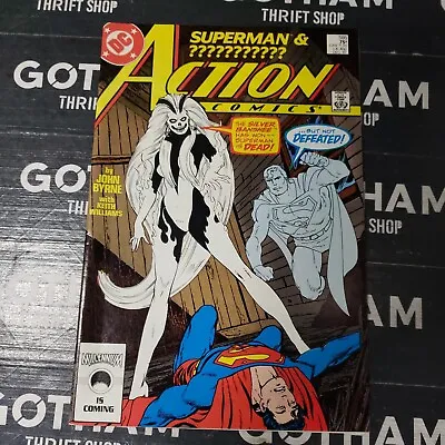 Buy DC ACTION COMICS #595 Key 1st Silver Banshee App Vintage 1987 • 16.59£