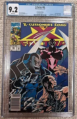 Buy Marvel...x-factor 86 Cgc 9.2 X-cutioner's Song X-men Cable Stryfe Newsstand 1993 • 22.13£