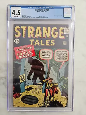 Buy Strange Tales 100 CGC 4.5 (1962) • 98.74£