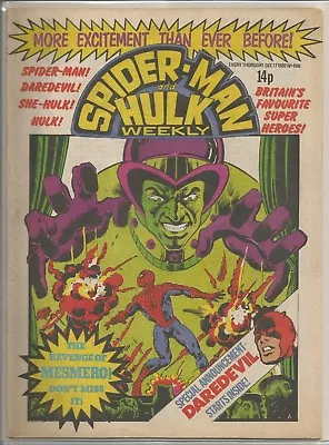 Buy Spider-Man And Hulk Weekly #406 : Marvel Comics : December 1980 , • 6.95£