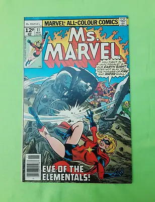 Buy Ms. Marvel #11, Featuring  The Elementals  1977 Pence Issue Marvel Comics • 7.99£