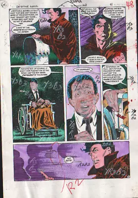 Buy Batman Detective Comics Annual 2 Production Art Signed Adrienne Roy Coa Pg 41 • 75.07£