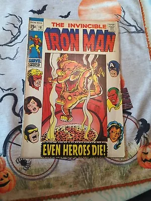 Buy Iron Man #18 Marvel Comics Vintage Silver Age 1969 • 17.35£