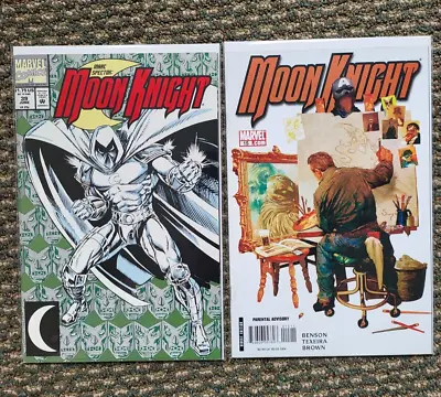 Buy Marvel Comics MOON KNIGHT LOT X2 (1992 #39 And 2008 #15 Norman Rockwell) W2 • 9.48£