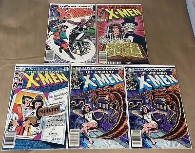 Buy Lot Of 5 Uncanny X-men # 163 X2 172 179 & 180 Comic Books • 21.28£