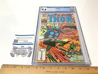 Buy Thor 366 Cgc 9.6 Marvel 1986 1st Cover Appearance Of Throg Frog Of Thunder Loki  • 110.98£