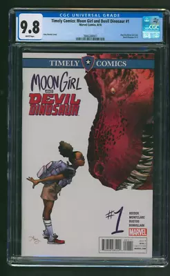 Buy Timely Comics: Moon Girl And Devil Dinosaur #1 CGC 9.8 White Pages 2016 • 95.67£