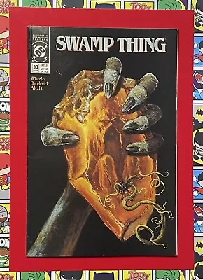 Buy SWAMP THING #90 - DEC 1989 - 1st TEFE HOLLAND APPEARANCE! - VFN- (7.5) CENTS! • 14.99£