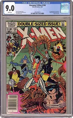 Buy Uncanny X-Men #166N CGC 9.0 1983 3955700012 • 53.01£