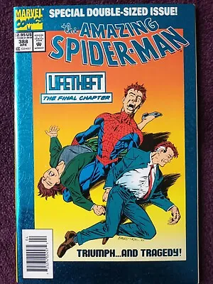 Buy Comics: Amazing Spiderman 388 1994 Cents Copy, Blue Foil Newstand • 25£