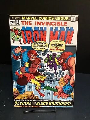 Buy Iron Man #55 (1st Thanos, Mentor, Drax, Star Fox, Blood Brothers) Hot Marvel Key • 865.72£