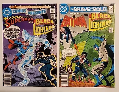 Buy Black Lightning Bronze Age Team-Ups With Superman And Batman • Newsstand Edition • 14.23£