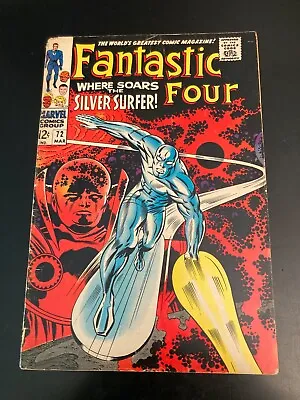 Buy FANTASTIC FOUR #72 (1968) *Iconic Kirby Silver Surfer Cover!* Bright & Colorful! • 71.09£
