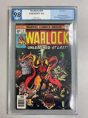 Buy Warlock #15 PGX 9.8 White Pages (Marvel 1976) • 236.51£