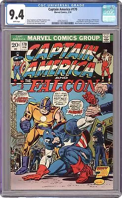 Buy Captain America #170 CGC 9.4 1974 4392292022 • 90.78£