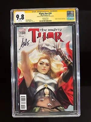 Buy Mighty Thor #705 CGC 9.8 SS (2018) - Sign Lau Variant - Death Thor (Jane Foster) • 175.89£
