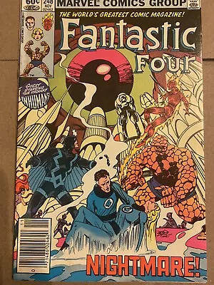 Buy FANTASTIC FOUR #248 (Marvel, 1982) John Byrne Inhumans Newsstand • 4.08£