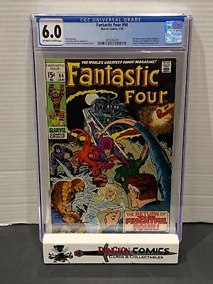 Buy Fantastic Four # 94 CGC 6.0 1970 1st Appearance Of Agatha Harkness [GC23] • 79.94£
