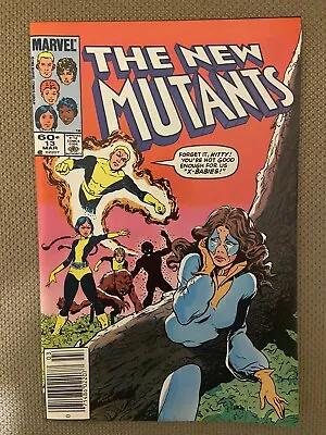 Buy The New Mutants #13 Newsstand Marvel 1984 1st App Doug Ramsey Cypher 1st Print • 8.02£