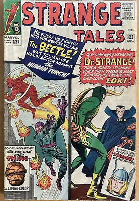 Buy Strange Tales  August 1964 #123 Steve Ditkp Art  Nick Fury Dr Strange Loki Thor • 69.99£