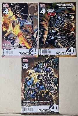 Buy Lot Of 3 Marvel Comic Book Series One Fantastic Four #557,558,559 (26 • 6.42£