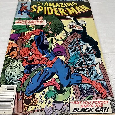 Buy Amazing Spider-Man #204 NEWSSTAND (1980) Marvel Romita 3rd Black Cat Mid Grade • 19.28£