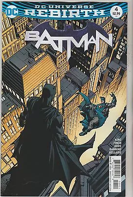 Buy Dc Comics Batman #4 October 2016 Rebirth 1st Print Nm • 3.65£