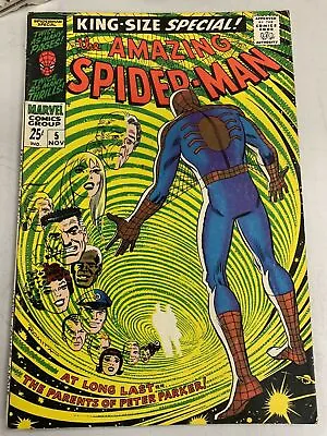 Buy Amazing Spider-man Annual #5, FN/VF 7.0, Story Of Richard And Mary Parker • 61.96£