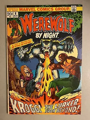 Buy Werewolf By Night 8, Mid Grade, Marvel Bronze 1973, Mike Ploog, 1st Krogg • 26.95£