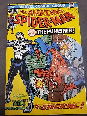 Buy The Amazing Spiderman# 129  1st App Of The Punisher/Jackal Frank Castle  1973  • 1,185.90£