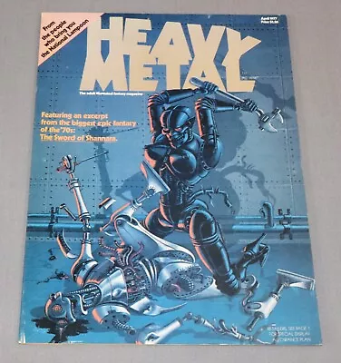 Buy HEAVY METAL Magazine #1 April 1977 Sword Of Shannara, Moebius, Richard Corben • 79.91£