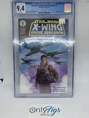 Buy Star Wars : X-wing Rogue Squadron #1 Cgc 9.4 White Pages, 1995 Darkhorse Comics • 31.53£