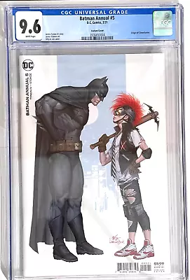 Buy Batman Annual #5 Inhyuk Lee Variant Cgc 9.6 Nm+ 2021 Origin Of Clownhunter • 38.42£