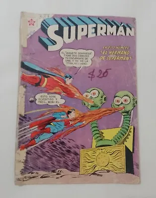 Buy SUPERBOY #89 Mon-El 1st App & Phantom Zone 1961 SPANISH COMIC Novaro Mexico 1962 • 69.37£
